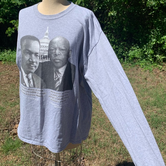 Long Sleeve MLK & John Lewis Inspiration Shirt - Picture 13 of 16